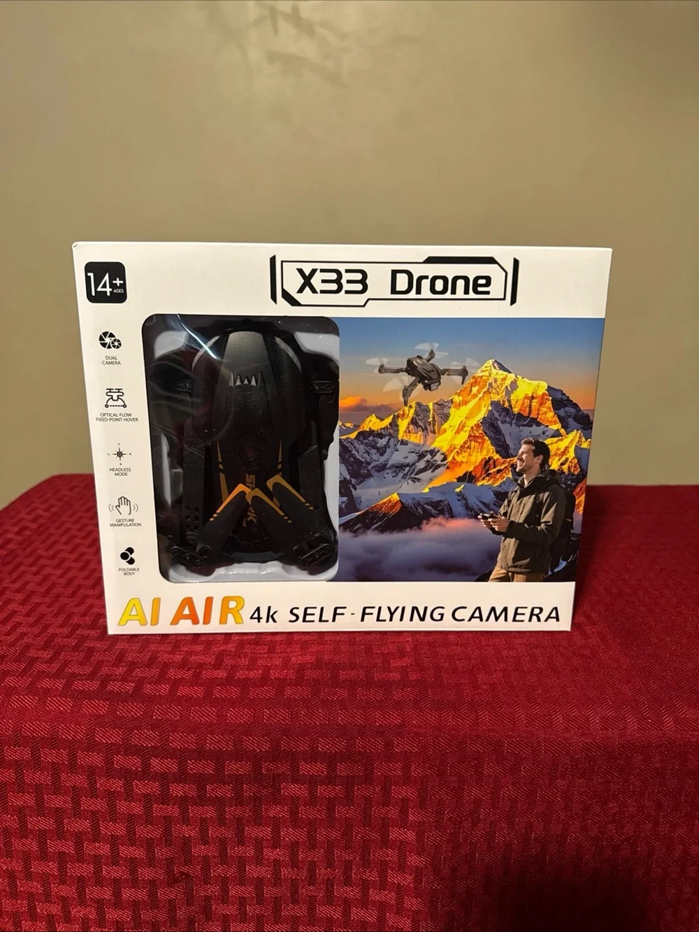 AI Air 4K Self-Flying Camera - Black
